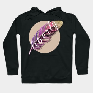 Feather Design Hoodie